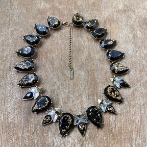 Coco Rocha x BaubleBar 2014 Collection Cosmic Dust Aztec Bib Statement Necklace